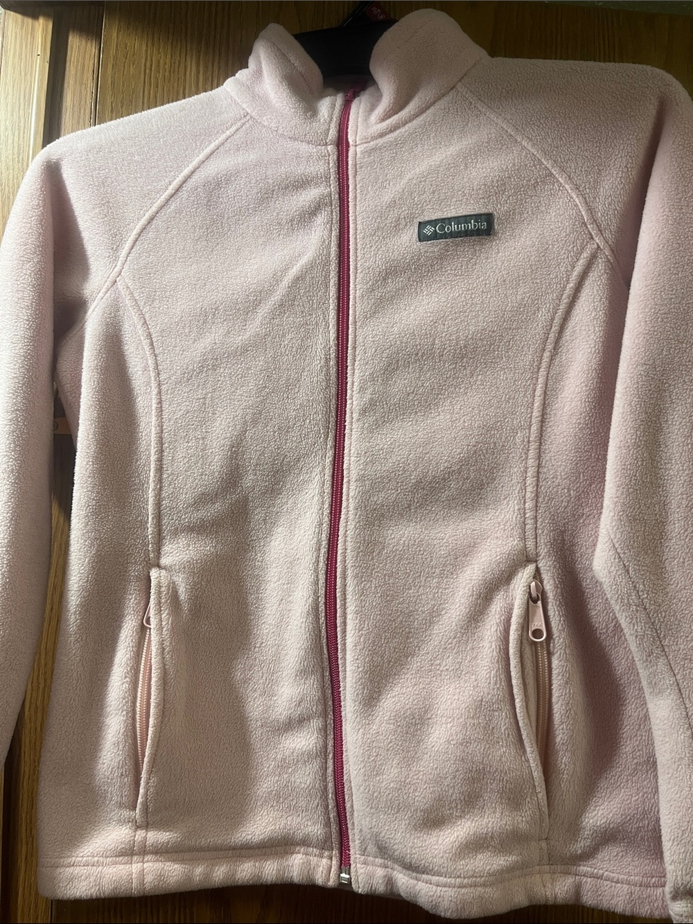 Kids Large Pink Columbia Fleece